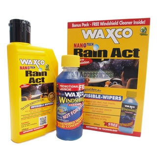 Rain Act 250 ml + Windshield Cleaner 120 ml – WAXCO Auto Care