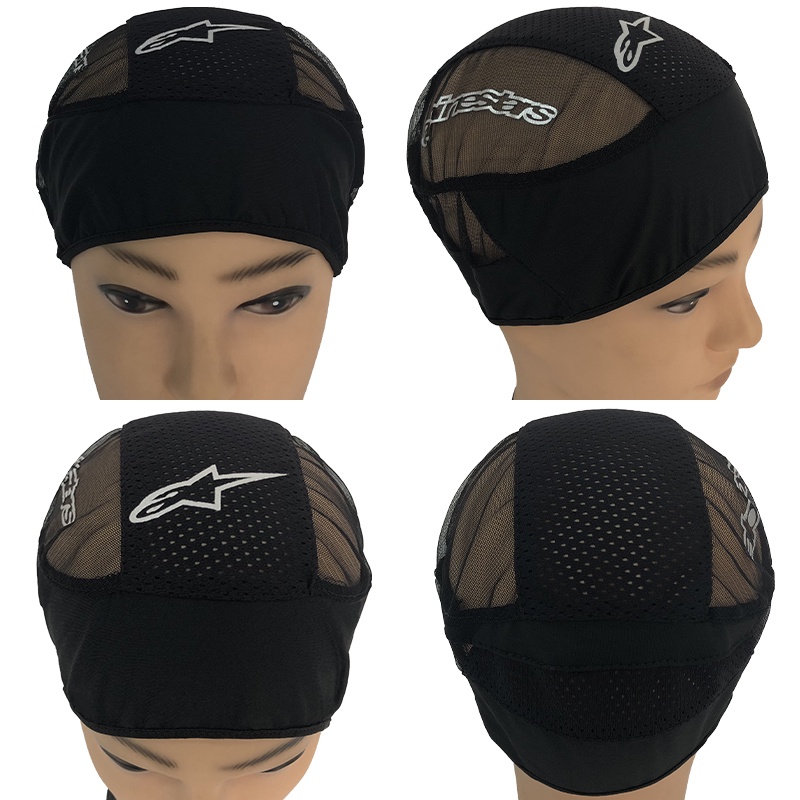Ready Stock Alpinestars inner cap helmet Buff skull cap Sarung kepala