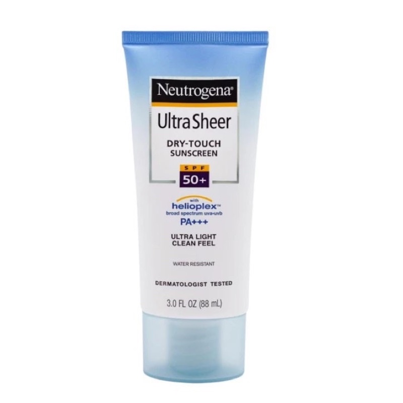 Neutrogena Ultra Sheer Dry Touch Sunscreen SPF50+ PA+++ 88ml Exp 2025