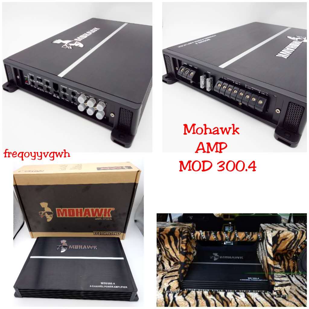 Mohawk 4 Channel Amplifier 360 Watts Max Original MS-300.4 4ch amp ...