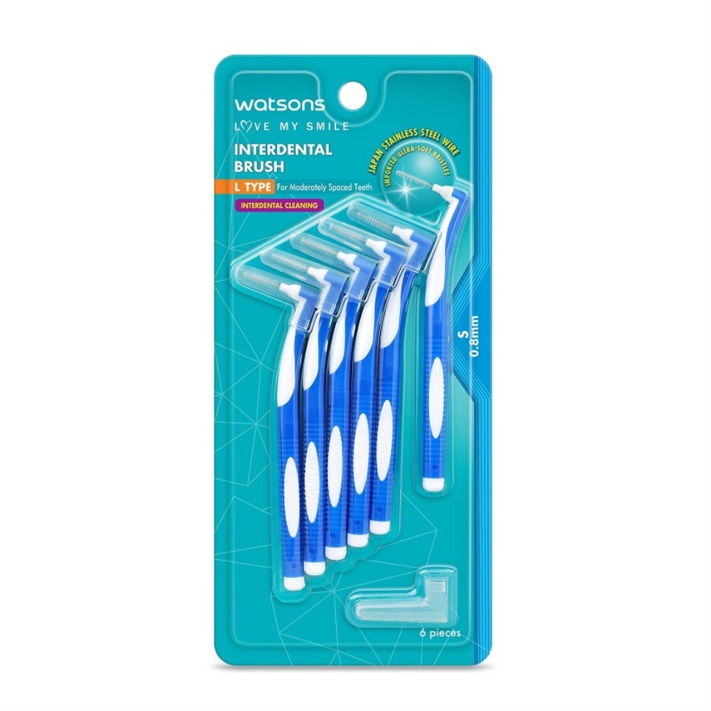 WATSONS L Type Interdental Brushes 6s Shopee Malaysia