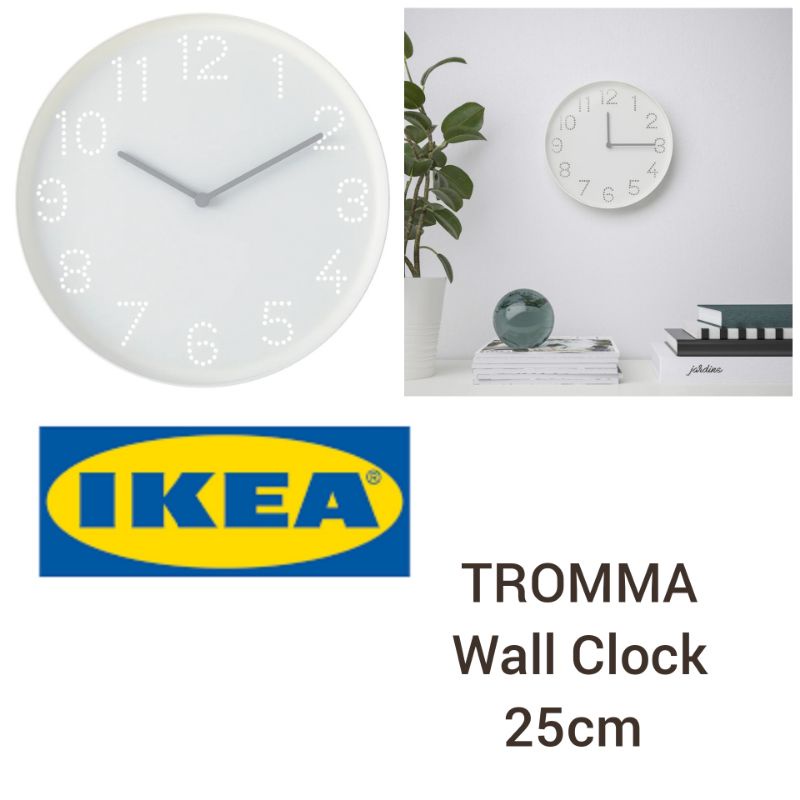 TROMMA Wall Clock, 25CM/Jam Dinding IKEA | Shopee Malaysia
