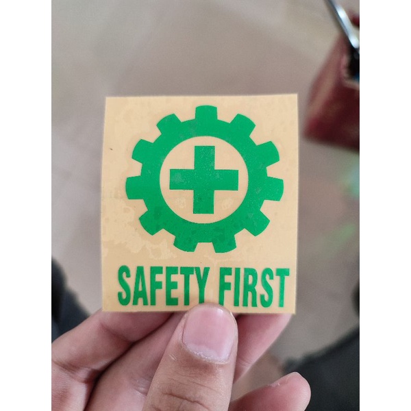 K3 SAFETY FIRST LOGO CUTTING STICKER - PROJECT HELMET STICKER | Shopee ...