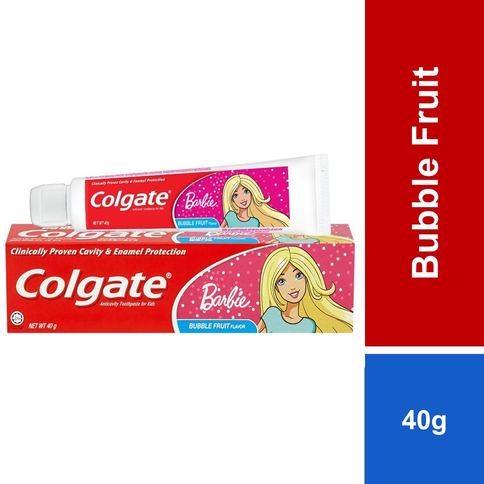 Colgate Kids Barbie Toothpaste (40g) | Shopee Malaysia