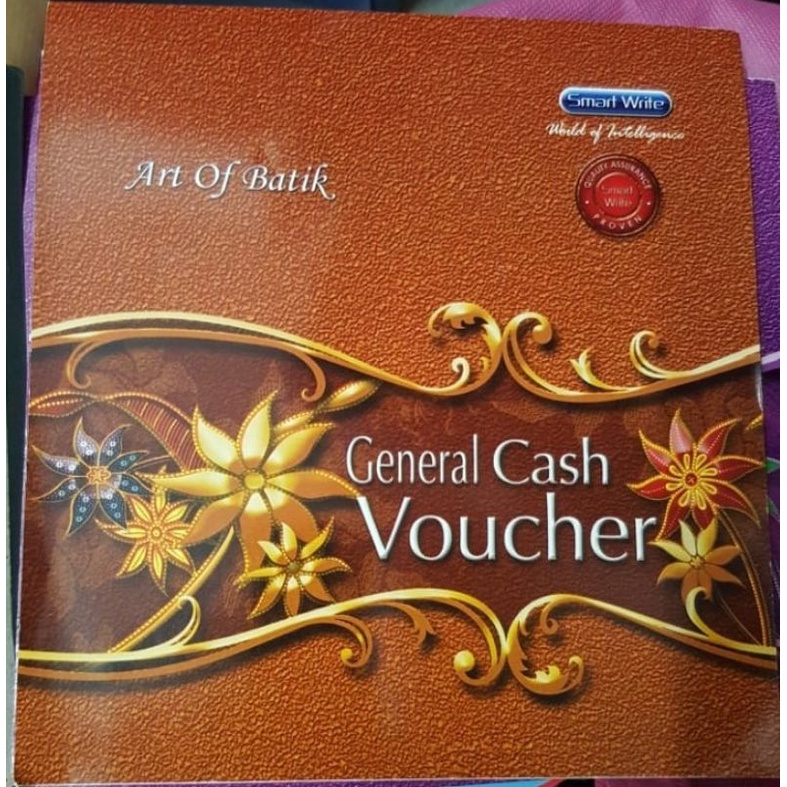 Limited Edition Art Of Batik Cash Voucher Bill Book Payroll Salary