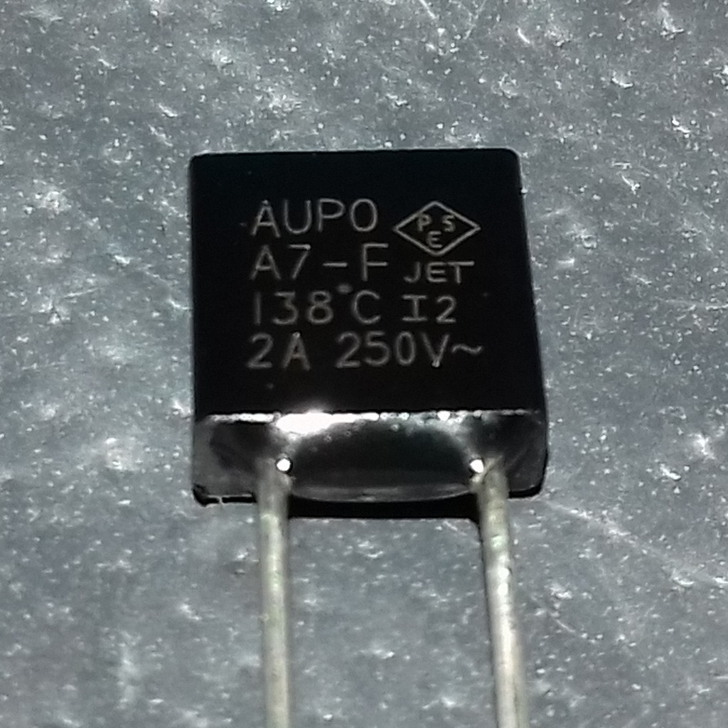 AUPO KIPAS THERMAL FUSE 102C / 115C / 125C / 130C / 135C / 138C / 150C 2A 250V Shopee Malaysia