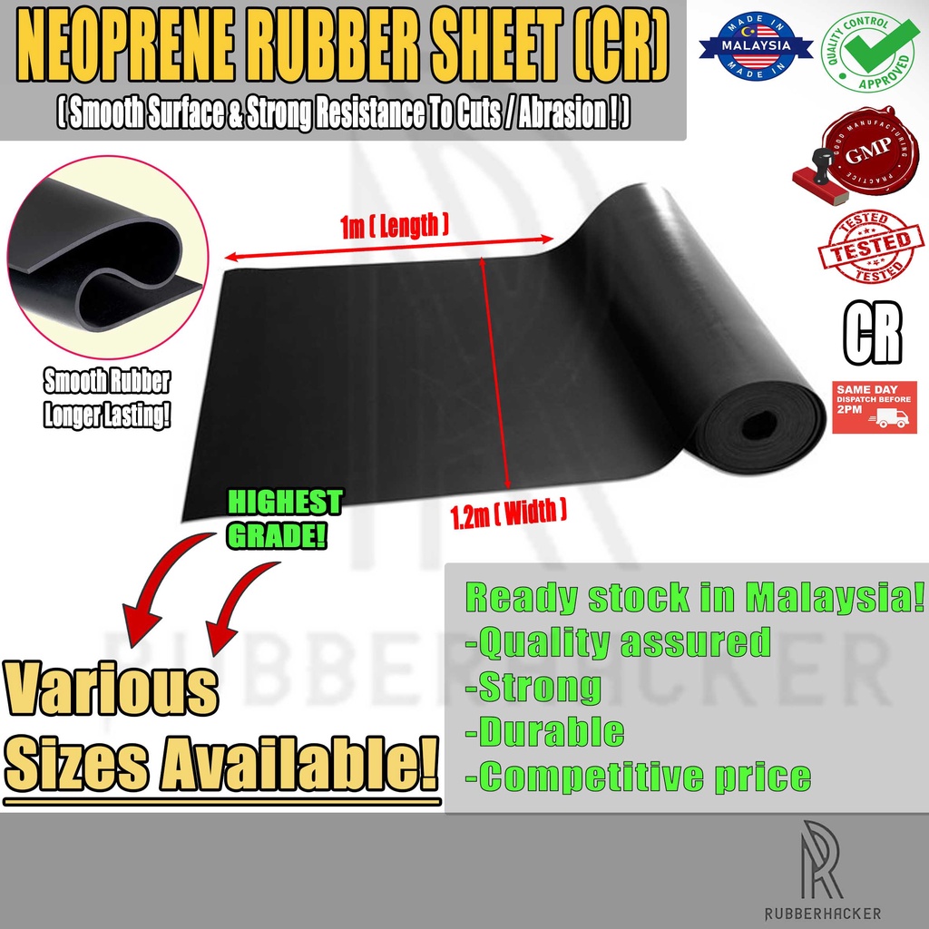 Neoprene Sheet, Chloroprene Rubber (CR), Smooth Rubber Sheet (High ...