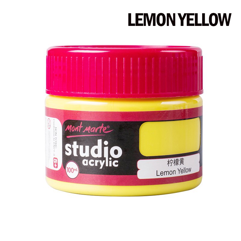 Mont Marte Studio Acrylic Paint Cat Arkilik Nontoxic Paint Waterproof