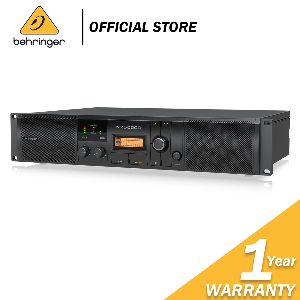 Behringer NX6000D Power Amplifier with DSP (NX6000D / NX 6000D