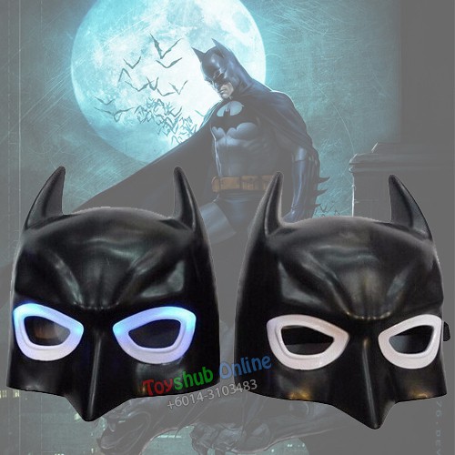 Batman Mask - Superheroes Cosplay Anime Mask with LED Light (Batman ...