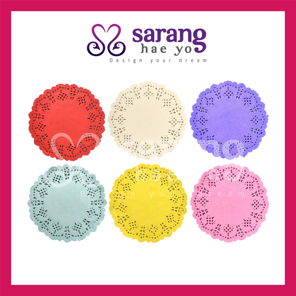 100 PCS Doily Paper 3.5