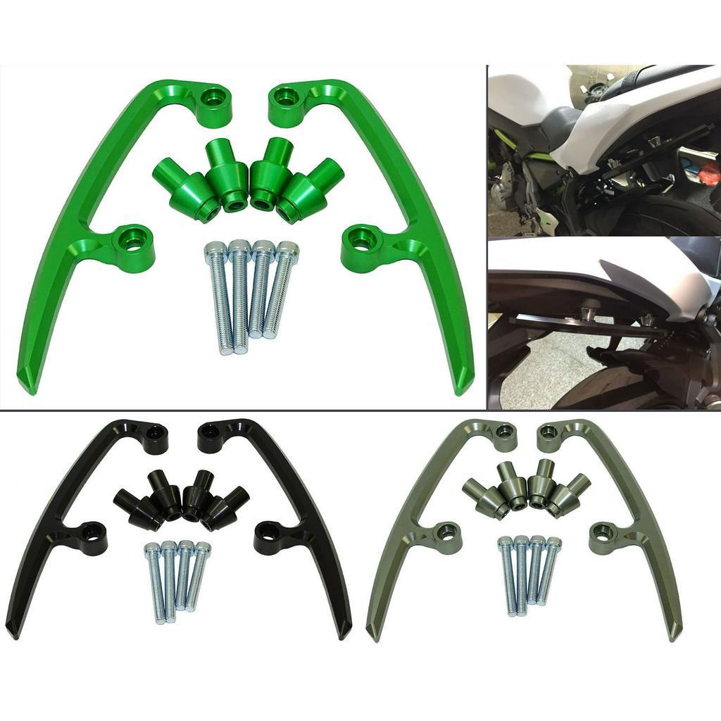 Motorcycle Passenger Rear Grab Bars, CNC Aluminum
