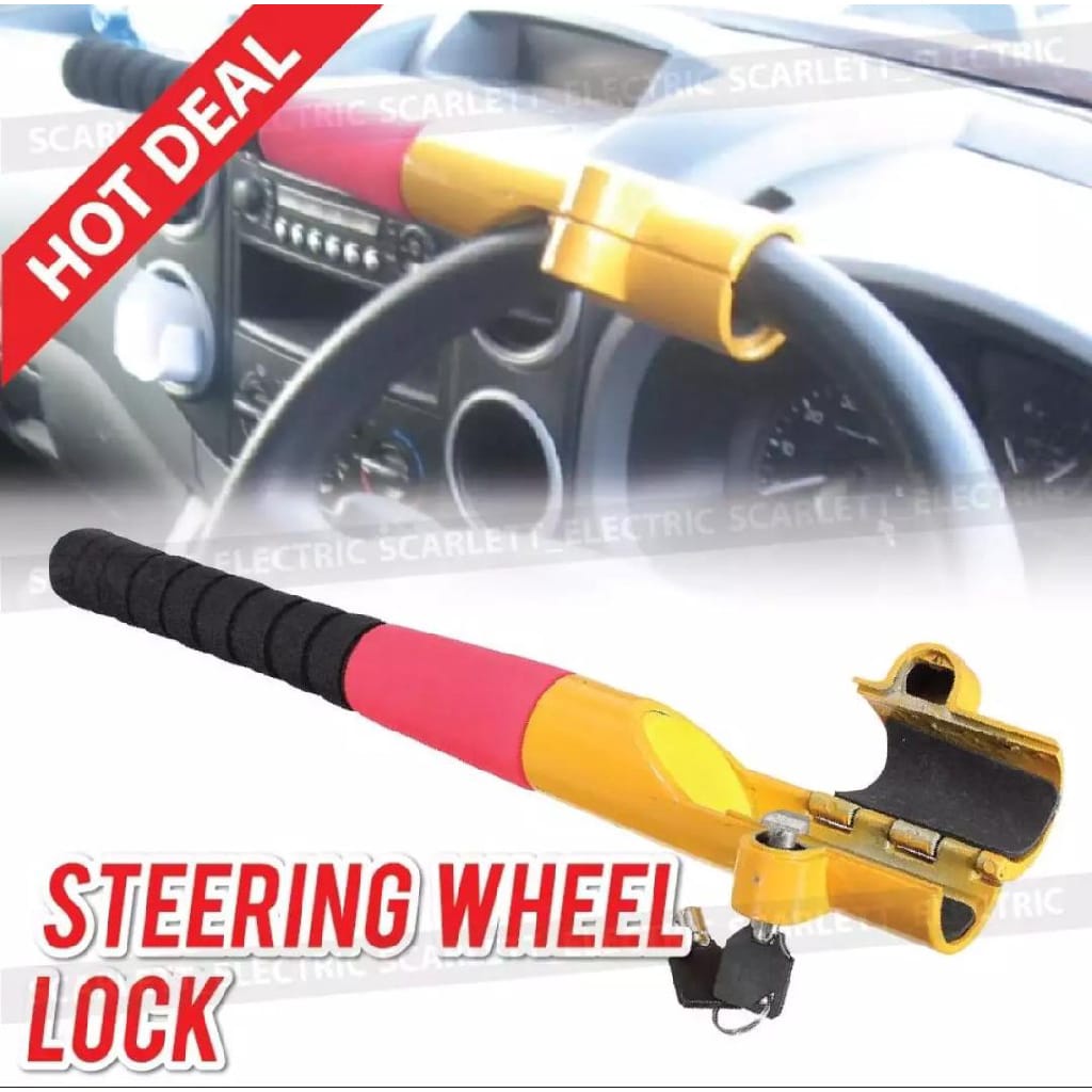 Universal Durable Car Steering Wheel Lock Baseball Bat Shape Security