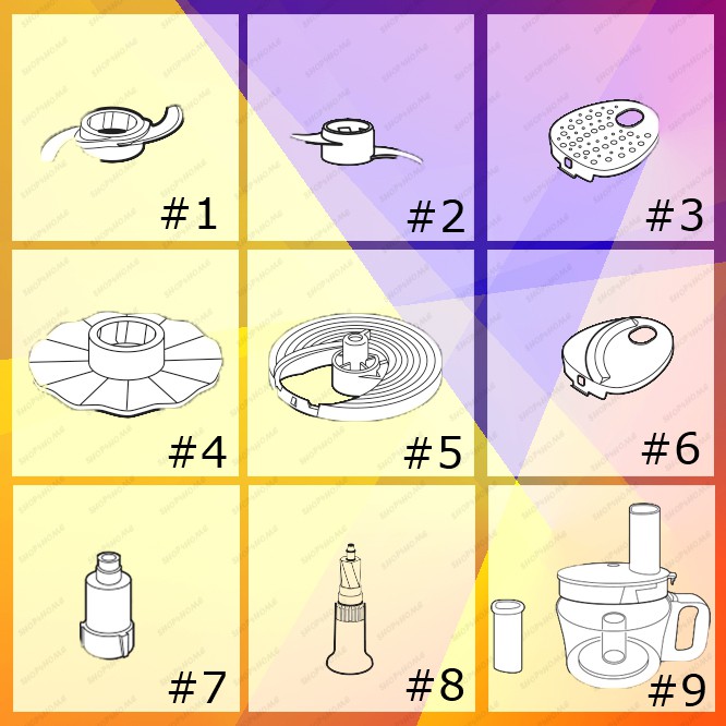 Philips Food Processor Accessories HR7625 / HR7620 Old Stock