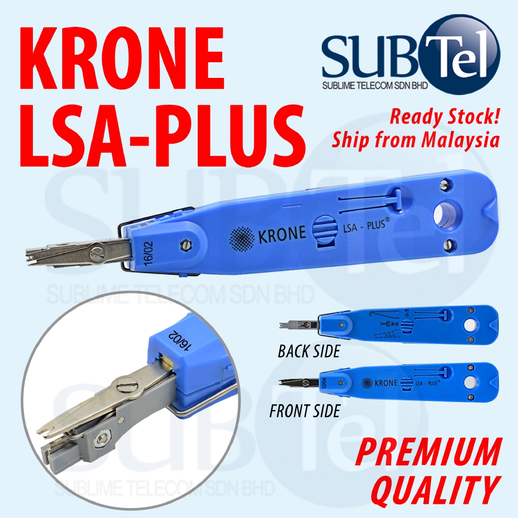 KRONE LSAPlus Punch Down Tool Kit With Sensor For Phone RJ11