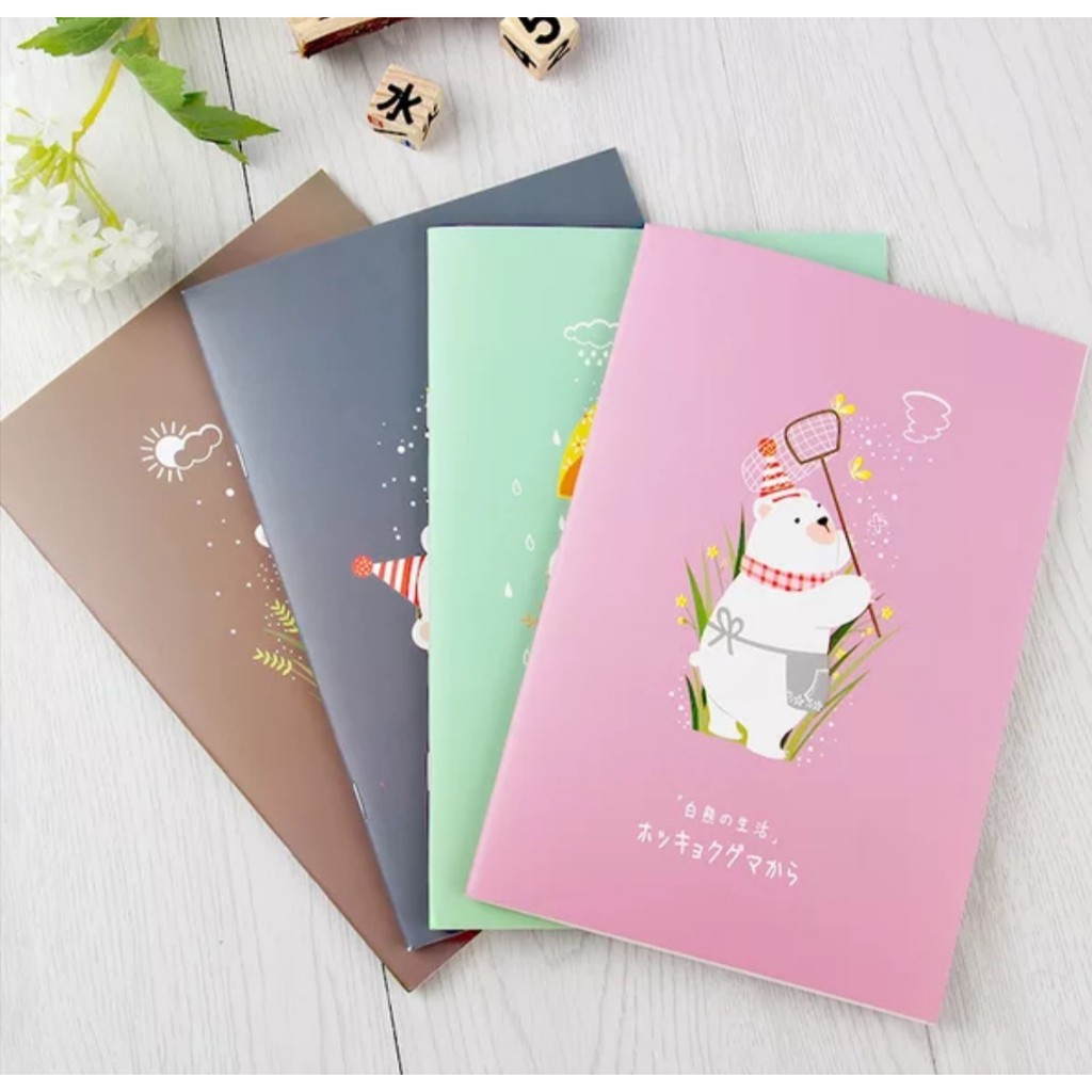 ( Ready Stock ) Cute A5 Korean Style Girl Heart Note Book 60 pages with ...