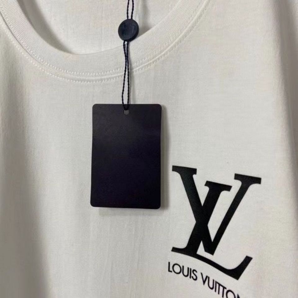 Louis Vuitton LV Stitch Print and Embroidered Tee White – STEALPLUG KL