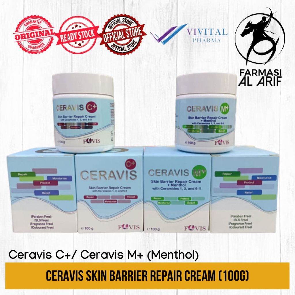 CERAVIS Skin Barrier Repair Cream C+/M+ 100G | Shopee Malaysia
