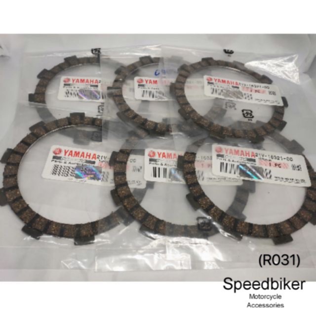 YAMAHA RXZ CLUTCH PLATE ORIGINAL HLY (6PCS) Shopee Malaysia