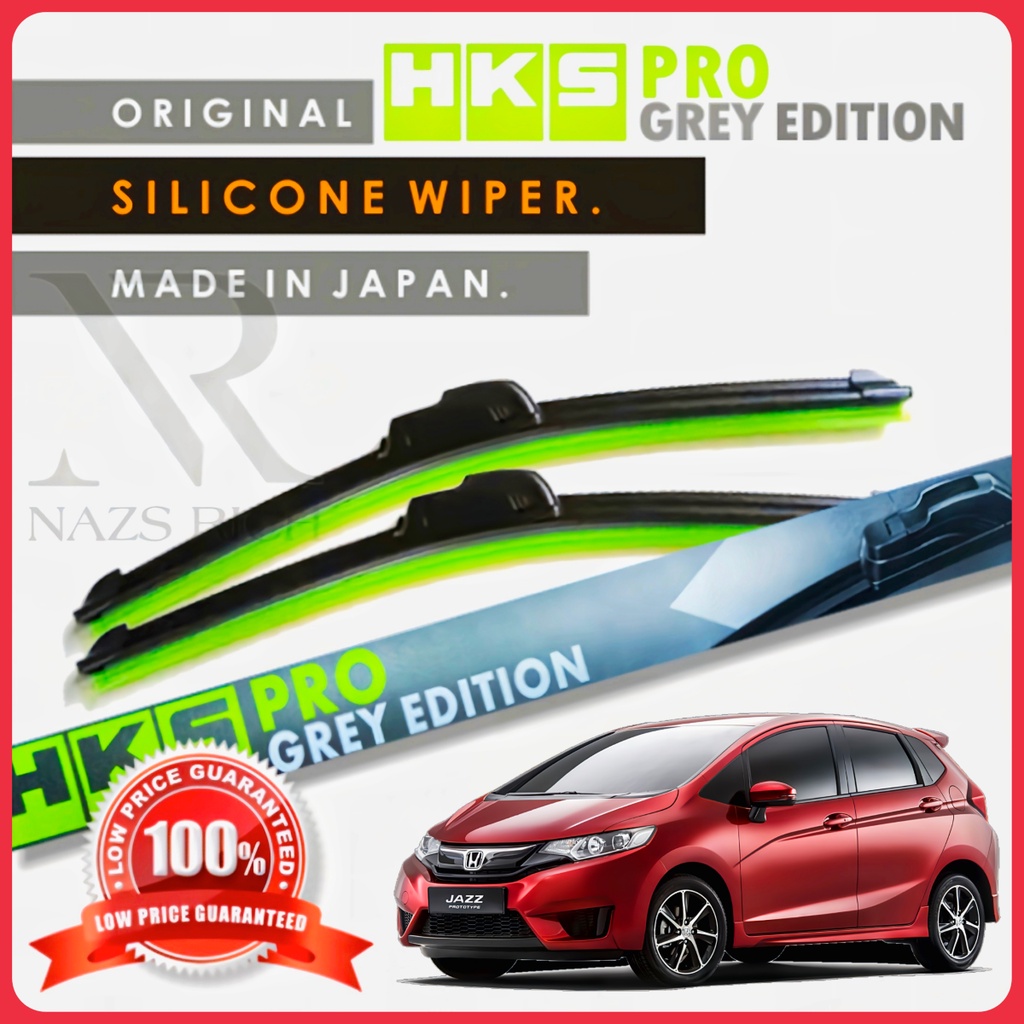 HONDA JAZZ GK5 Original HKS Silicone Wiper Made in Japan Size 26" & 14