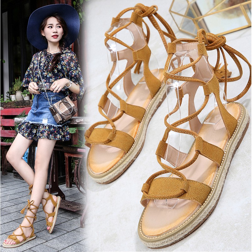 Bohemian best sale strappy sandals