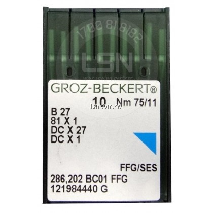 🔥 Groz-Beckert DC x 27 Industrial Sewing Machine Needles / Jarum Mesin ...