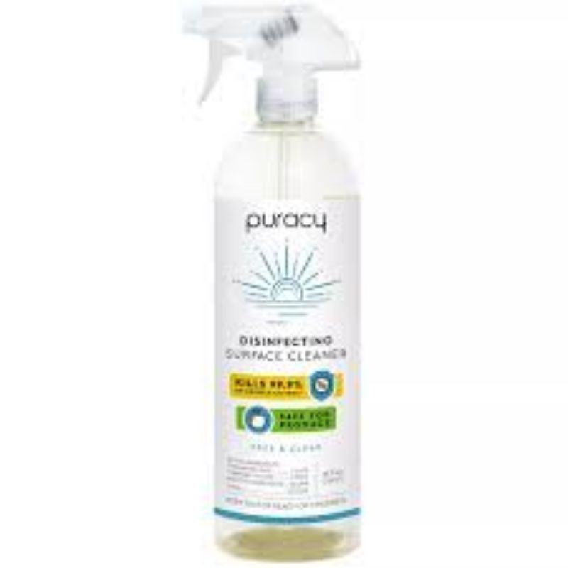 Ready Stock: Puracy Disinfectant Surface Cleaner, Free & Clear, 25 fl ...