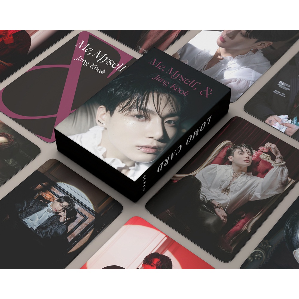 55pcs/box Kpop JUNGKOOK SOLO Photocards Time Difference Lomo Cards JK