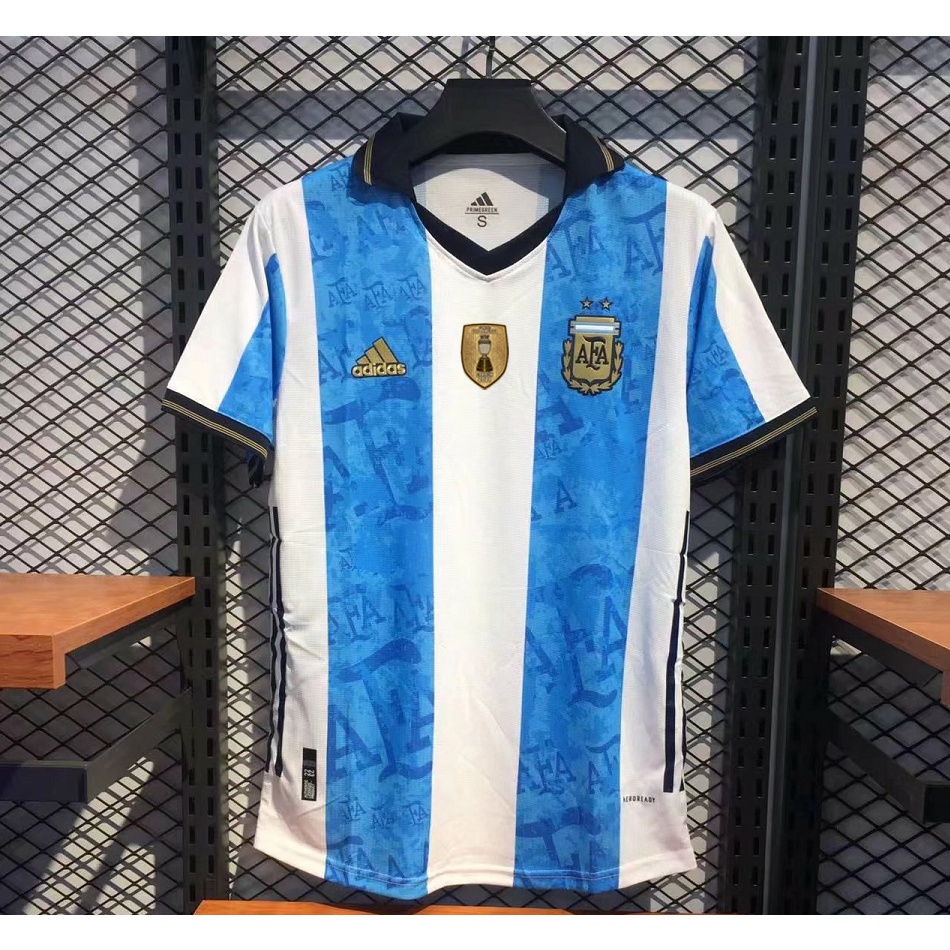 Argentina National Team Football Jersey #10 Leo Messi Slim Fit