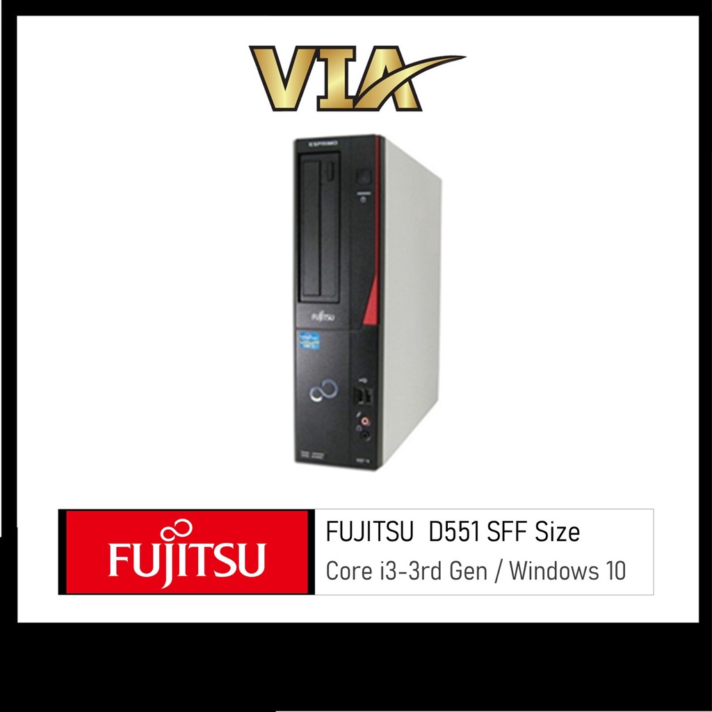 Best For Office】FUJITSU ESPRIMO D551 Slim Desktop CORE i3-3RD GEN