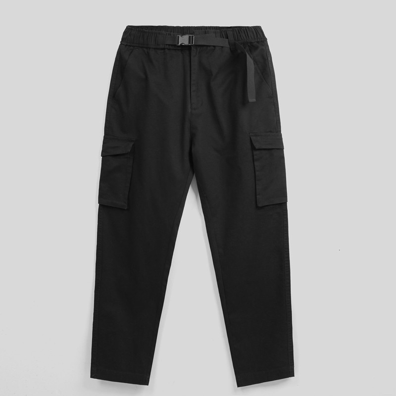 Baggy Cargo Pants - Black | Shopee Malaysia