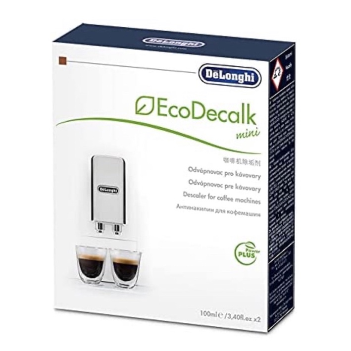 De'Longhi EcoDecalk Descaler for Coffee & Espresso Machines, 100ml (2Pack NO BOX) Shopee Malaysia