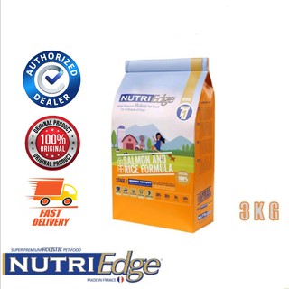 NutriEdge Stage 1 Puppy Salmon Rice Dog Food 3.0KG AUTHORIZED SELLER Original Seal Packing Nutri Edge 3kg cats Shopee Malaysia