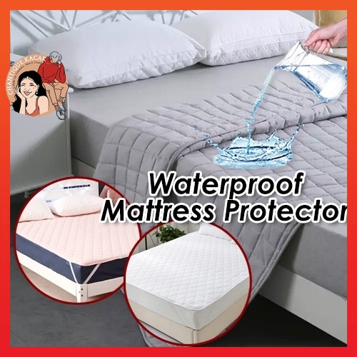 CK Waterproof Mattress Protector Urine Bed Sheet Pads Anti Dust Mite