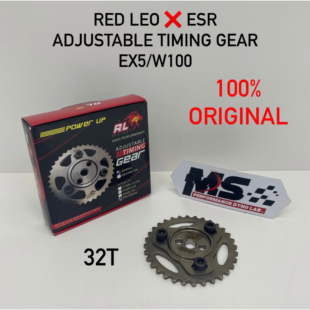 Red Leo Timing Gear Adjustable EX5/W100 100 Original Shopee Malaysia