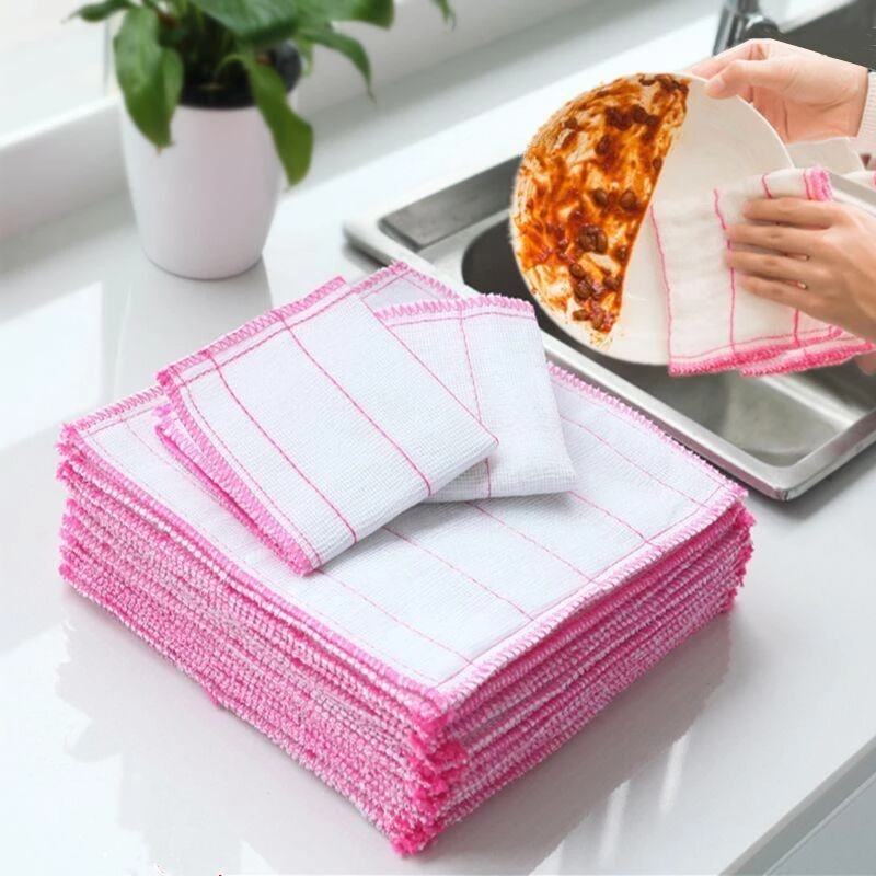 Kitchen Dish Towel Non-stick Oil Double-layer Dish Washing Cloth Kitchen  Cleaning Wipes Selangor, Malaysia, Kuala Lumpur (KL), Puchong Supplier,  Supply, Wholesaler, Retailer