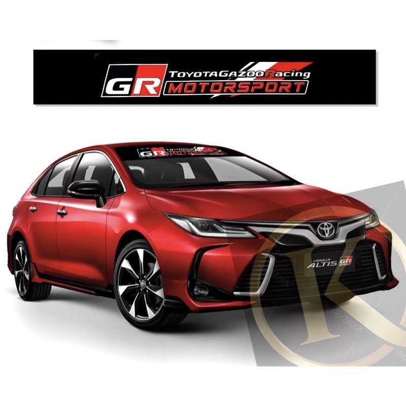 [GR SERIES]K052# GR Motorsport Windshield Vinyl Decal Stickers | Shopee ...