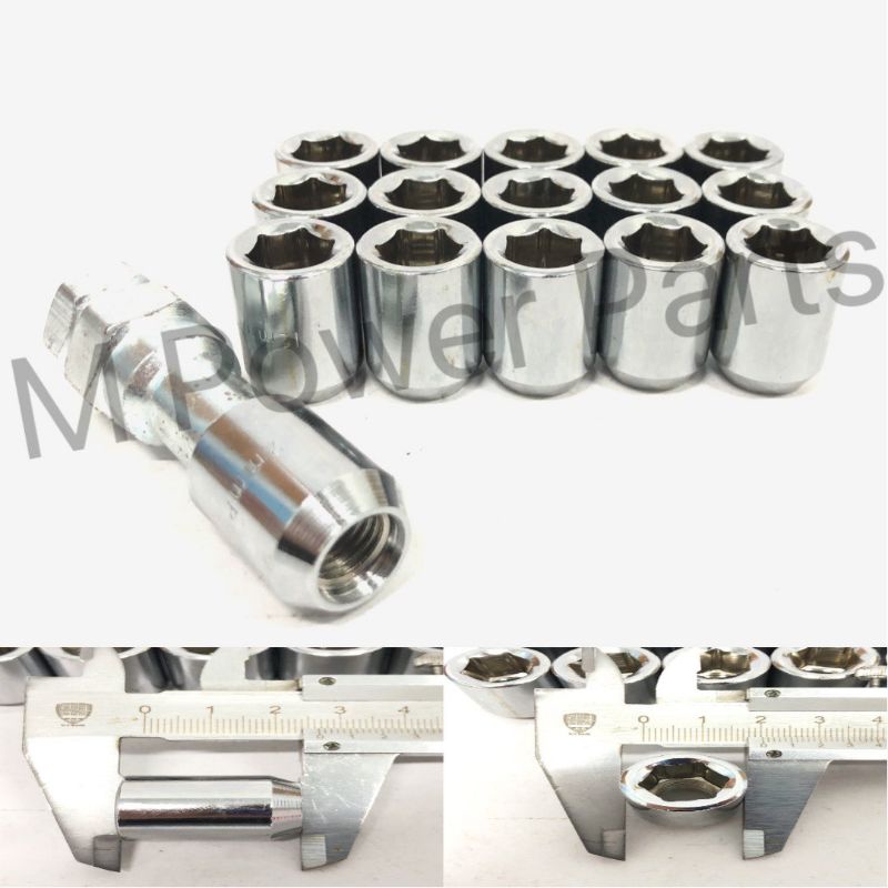 Allen Key Wheel Nut Short 16pcs 1.5&1.25 Proton,Perodua,Honda,Toyota