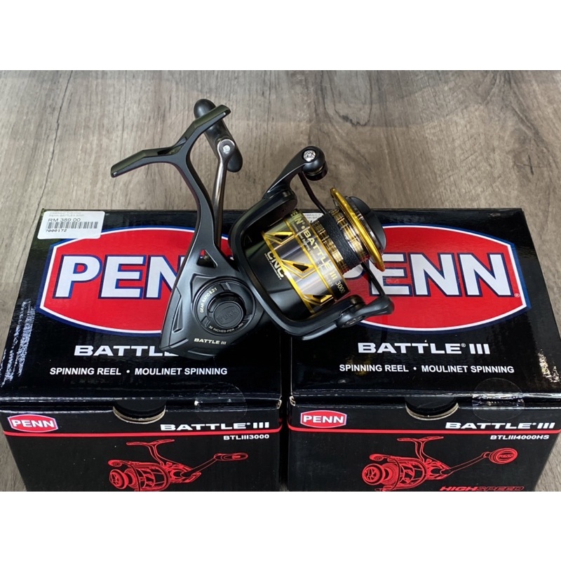 Penn Battle III 3000 / 4000HS / 5000 Spinning Fishing Reel