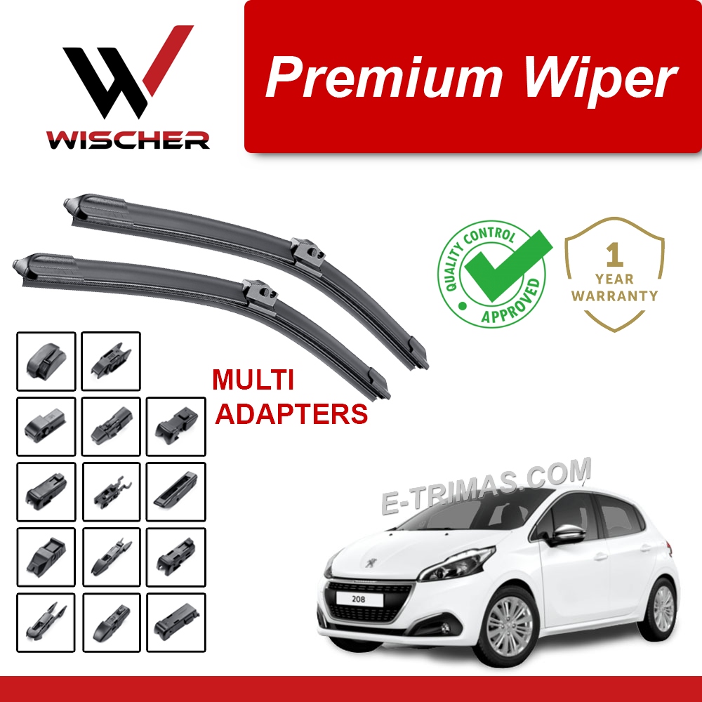 Peugeot 208 2013 Present Original Wischer NanoBOND Wiper Blade (1SET) Shopee Malaysia