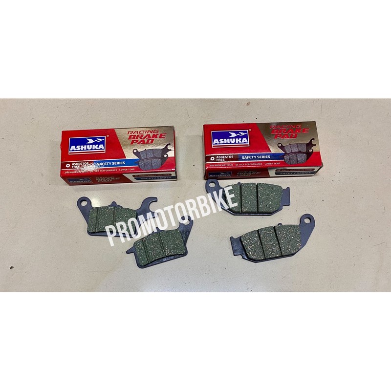 ASHUKA FRONT & REAR DISC PAD BRAKE LINING FOR RS150 RS150R | Shopee ...