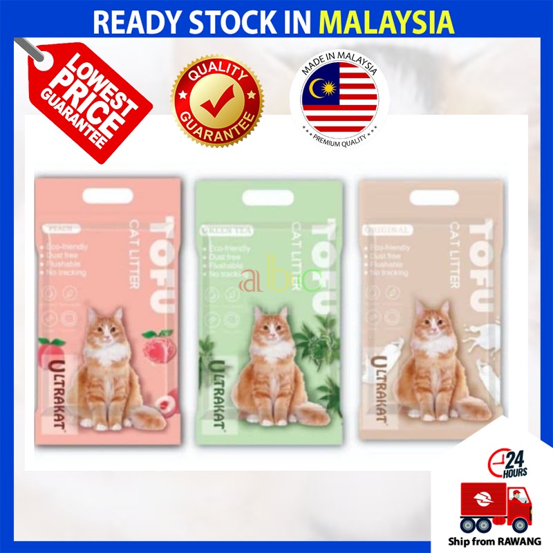 Ultrakat Premium Tofu Cat Litter 6L Shopee Malaysia