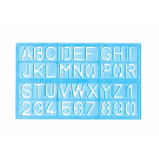ABC Stencil Plate Lettering Big Cap - 250S 250 270 250 250S | Shopee ...