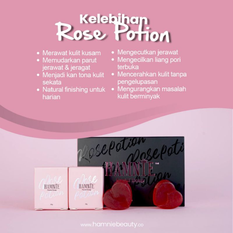 Rose Potion Pencuci Muka Untuk Segarkan Muka Shopee Malaysia