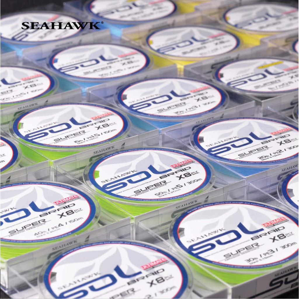 SEAHAWK SOL X8 BRAIDED 500M FISHING LINE | Shopee Malaysia