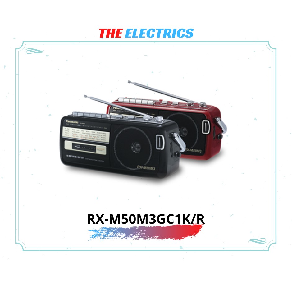 PANASONIC RADIO CASSETTE RECORDER RX-M50 / RX-M50M3 (WITH BOX WRAPPING)