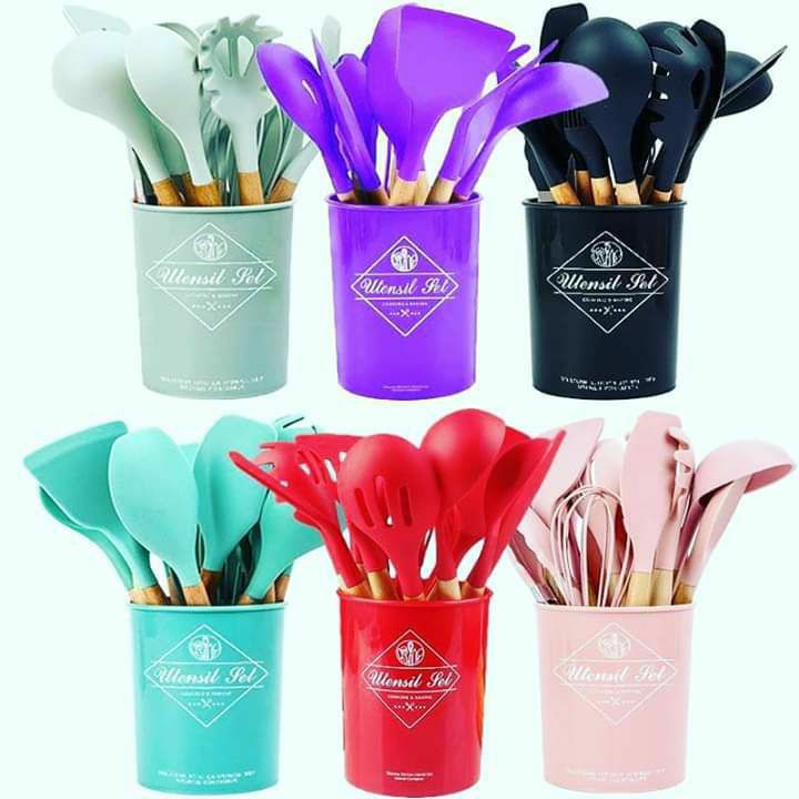 Senduk Silicone 12 Pcs | Shopee Malaysia