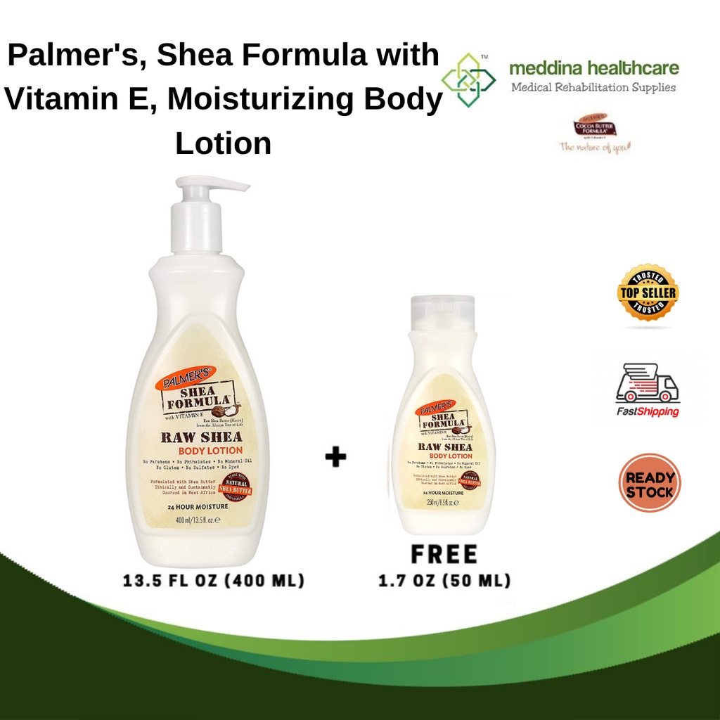 MEDDINA Palmer's, Shea Formula with Vitamin E, Moisturizing Body Lotion