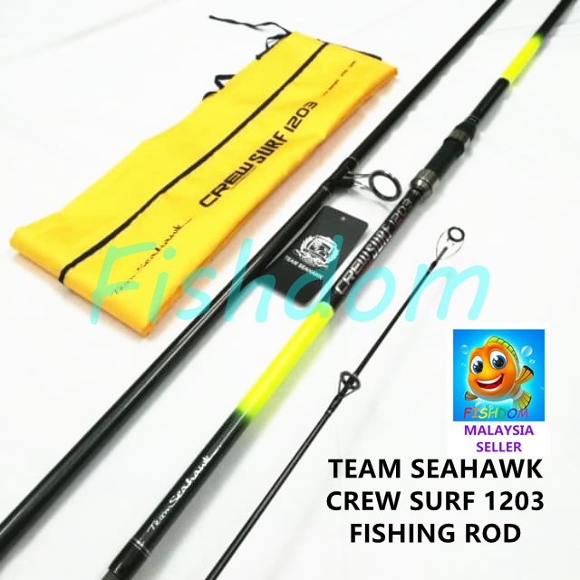 FISHDOM TEAM SEAHAWK CREW SURF 1203 FISHING ROD | Shopee Malaysia