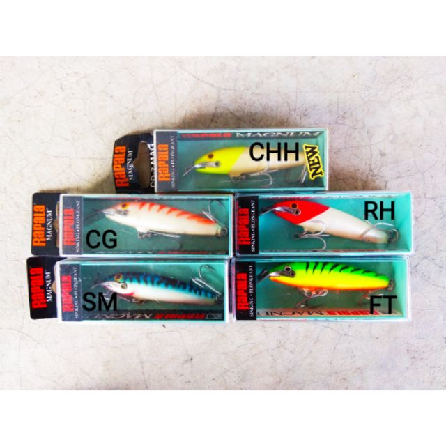 Rapala Magnum Galleggiante FMAG E Count Down CDMAG – Legno, INOX, Colori Vari Con Scatola